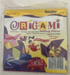 Bemis-Jason Origami Papier - 55 Blatt verschiedene Größen bis 5 7/8" mit Projekt-ID - Bild 1 von 2