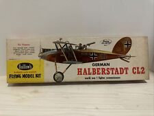 Guillows WW12 German Halberstadt CL 2 Balsa Wood Flying Model Kit 1963 Open Box