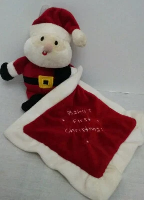 Manta de seguridad de Papá Noel Baby Essentials acurrucarse amigo bebé primera Navidad  Foto 1 de 4