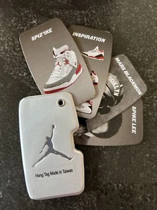 Nike Air Jordan Authentic Shoe Hang Tag Keychain No Chain - Picture 1 of 3