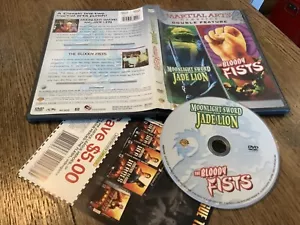 Moonlight Sword Jade Lion/Bloody Fist DVD 2006 Used Fun Martial Arts Free US Shp - Picture 1 of 1