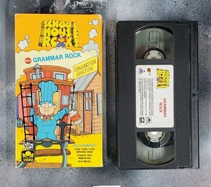 Vintage 1987 Original SCHOOL HOUSE ROCKS VHS Grammar Rock & Multiplication 1300 - Picture 1 of 2