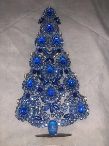 Vintage Jeweled Christmas Tree - Picture 1 of 7