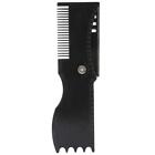 Mens Beard Styling Tool - Barber Line Accessory for Shaping Mustache Comb