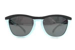 Oakley Sunglasses Frogskins OO9284-0355 Matte Carbon/Blue with Prizm Gray Lenses - Picture 1 of 12