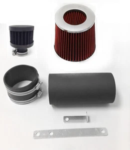Coated Black Red For 1993-1998 Volkswagen Jetta Passat Golf 2.8L V6 Air Intake - Picture 1 of 2