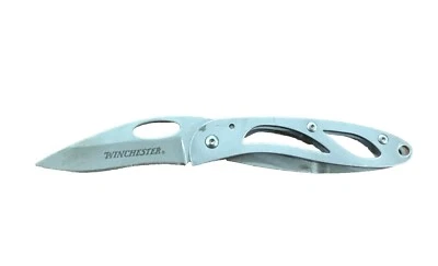 Winchester Skeleton Folding Stainless Steel Framelock Pocket Knife EX - Image 1 of 4