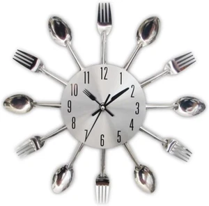 Kitchen Wall Clock - Modern Mirror Wall Decor - Picture 1 of 2