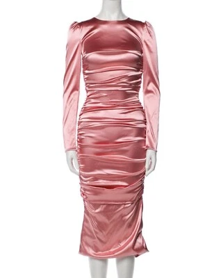 Vestido Dolce&Gabbana Rosa Rubor Bodycon Midi IT 36 XS Foto 1 de 4
