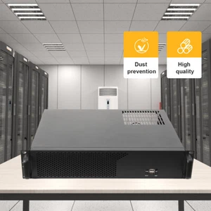 14" Rack Obudowa serwera 2U 2U Czarna - Zdjęcie 1 z 15