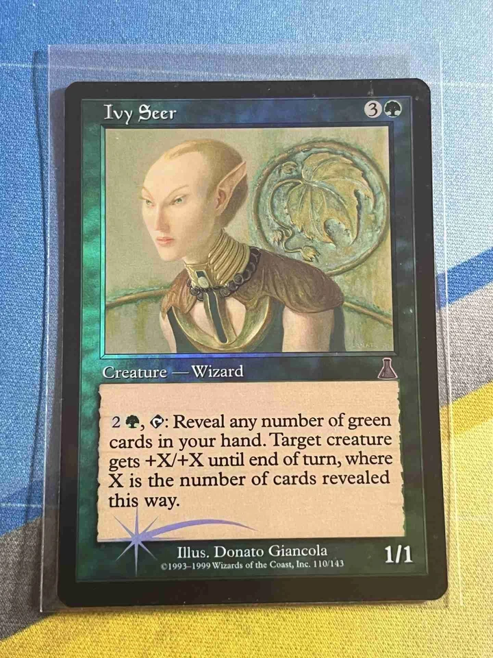 Magic the Gathering MTG Urza's Destiny IVY SEER Foil - Image 1 of 1
