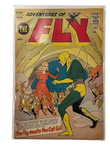 Adventures of the Fly #9 Primera aparición de Cat Girl 1960 - Imagen 1 de 15