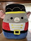 Original Squishmallows Murray 2021 Kelly Toys Christmas Mouse 12" New!!