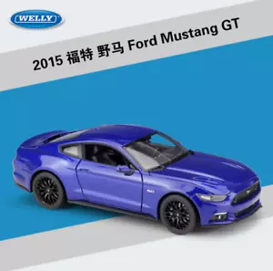 Welly 1:24 Ford Mustang GT Diecastl Model Car New in Box - Picture 1 of 12