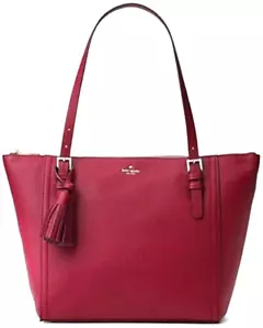 NWT Kate Spade New York Orchard Street Maya Pebbled L Leather Tote Bag Blackberr - Picture 1 of 17