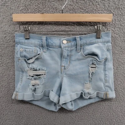 Pantalones Cortos Old Navy Para Mujer Talla 0 Novio Tiro Bajo Denim Envejecido Lavado Ligero Foto 1 de 4