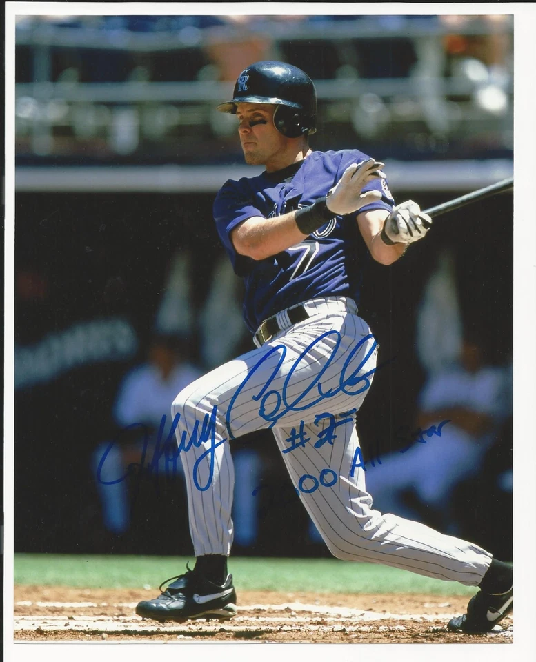 Foto autógrafa 8x10 firmada por Jeff Cirillo Colorado Rockies  Foto 1 de 1