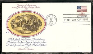 US SC # 1625 Star Flag Coil FDC. Fleetwood cachet. - Picture 1 of 1