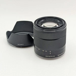 SONY E 18-55mm F3.5-5.6 OSS Black SEL1855 Camera - Picture 1 of 4