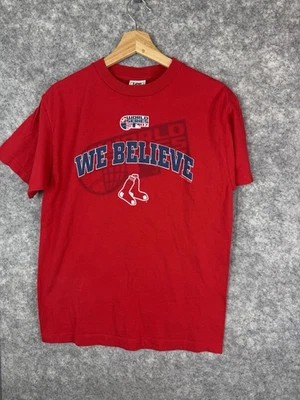 Vintage Boston Red Sox Tshirt Men’s Medium MLB World Series Champions Believe - Image 1 of 4