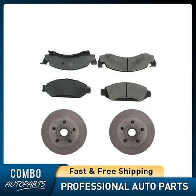 Juego de pastillas de freno de disco delanteras rotor de freno de disco para Ford Gran Torino 1972-1973 Foto 1 de 4
