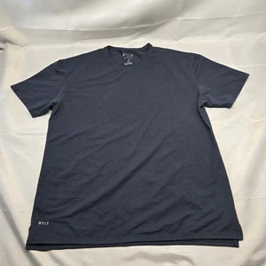 bylt basic crew split hem T Shirt Men XXL Black - Picture 1 of 6