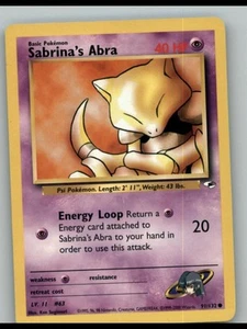 Gym Heroes 91/132 Sabrina's Abra LP+ - Imagen 1 de 2