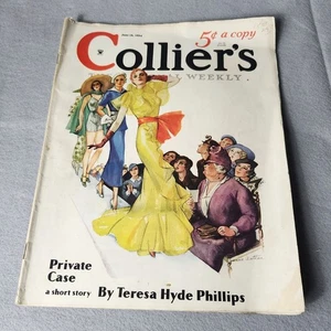 Colliers Weekly Magazine June 16 1934 Edition With Coca-Cola Ad - Picture 1 of 3