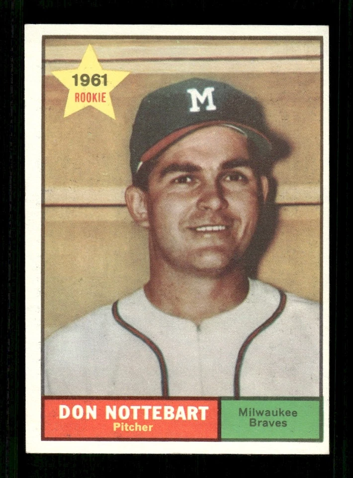 1961 Topps Set Break #29 Don Nottebart EX-EX/MT *BNCARDS* - Image 1 of 2