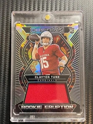 2023 Panini Obsidian Clayton Tune RC Eruption 174/199 Arizona Cardinals - Image 1 of 4