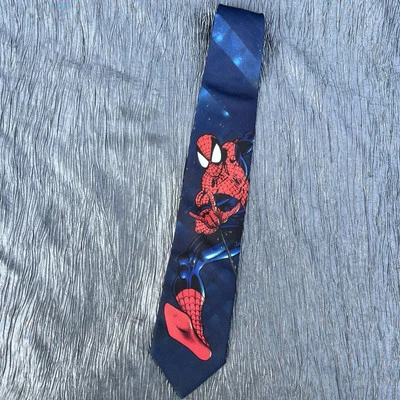 Corbata de cuello novedad poliéster Ralph Marlin Marvel Spider-Man 1995 de colección hecha en EE. UU. Foto 1 de 4