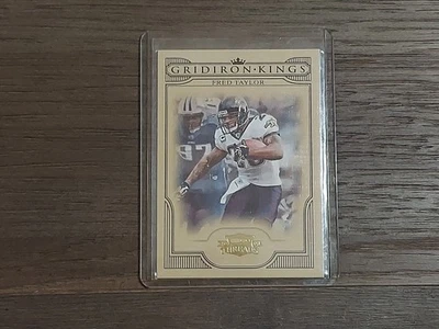 2008 Donruss Threads - Pro Gridiron Kings Fred Taylor #PGK-36 - Image 1 of 2