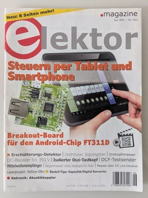 elektor Magazin Juni 2014 (06/14) Nr. 522 [Elektronik-Zeitschrift] - Bild 1 von 2