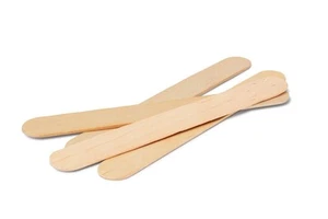 200 Large Wax Waxing Wooden Body Hair Removal Sticks Applicator Spatula. Pack... - Picture 1 of 4