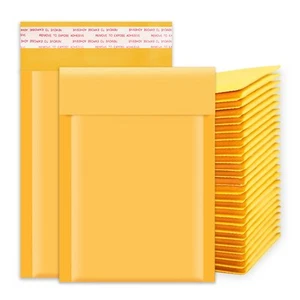 2 PCs of Any Size Kraft Bubble Mailers Shipping Padded Bag Self Seal Made in USA - Picture 1 of 15