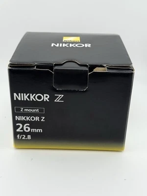 Lente Nikon NIKKOR Z 26 mm f/2,8! ¡Envío gratuito! Foto 1 de 4