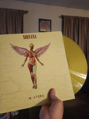 Nirvana - In Utero Vinyl Record 180G Ltd Ed Yellow Vinyl NM Condition ORG 2009 - Image 1 of 2