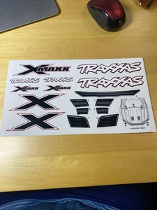 77086-4 Decalbogen Traxxas Xmaxx Stock Body - NUR AUFKLEBER / X-Maxx Sticker - Bild 1 von 4