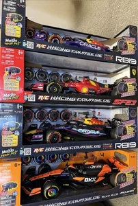 SET OF 4 MAISTO TECH 1:10 R/C FORMULA 1 RACING RB19 NIB RED BULL FERRARI MCLAREN - Picture 1 of 8