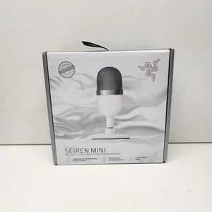 Razer Seiren Mini USB White Condenser Microphone for Streaming - Picture 1 of 2