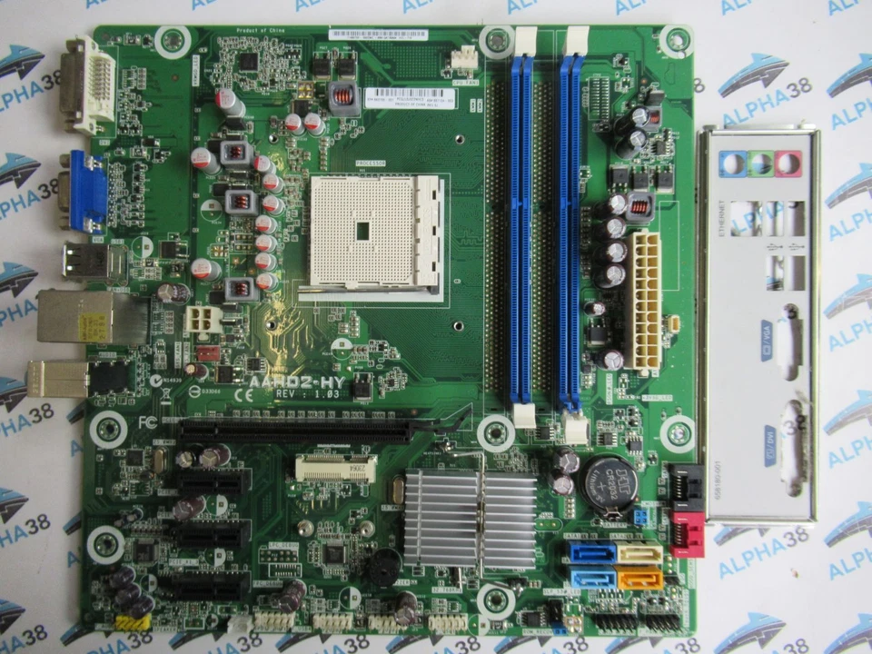 HP AAHD2-HY 1.03 AMD Hudson-D2 Fch 2x DDR3 RAM FM1 Micro ATX Mainboard - Image 1 of 2