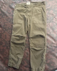 Nili Lotan Pants Women’s Size 10 Brown Military Style Joggers Issue 111/88 80 NL - Picture 1 of 15