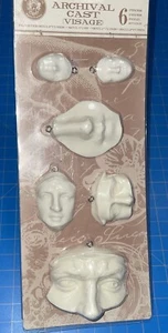 Archival Casts Prima Plaster Cast Visage Faces - Picture 1 of 7
