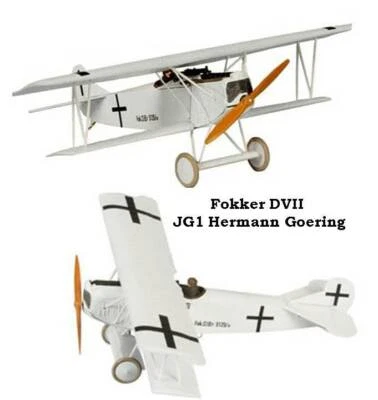 Corgi 1/48 AA38901 Fokker D.VII Luftstreitkrafte Jasta 6, Herman Goering, 1918 - Image 1 of 4