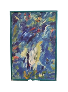 QUADRO DI ELISEO VALENTI - "ABISSI" 61x93 - Foto 1 di 1