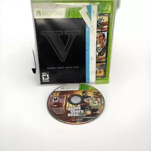 GTA V 5 Xbox 360 SOLO DISCO 2 con Estuche Juego, Manual + mapa - Imagen 1 de 5