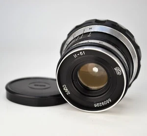 SERVICED! NEAR EXC! USSR INDUSTAR-61 RANGEFINDER LENS f2.8/53, M39 for FED/ZORKI - Picture 1 of 9