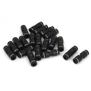 20Pcs 6mm Straight Push in Pneumatic Connector One Touch Union Quick Fitting⊕IK - Picture 1 of 3