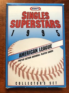 1995 Kraft Singles Superstars American League Collectors' Set Pop-up 15 COMPLETE