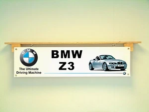 BMW Z3 Auto Banner Garage Werkstatt Wand Display - Bild 1 von 3